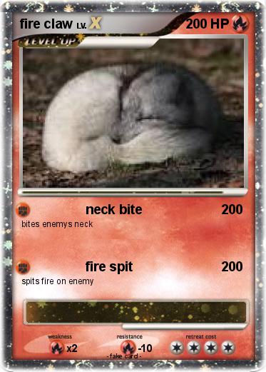 Pokemon fire claw