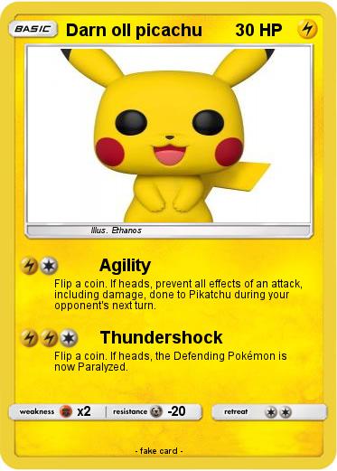 Pokemon Darn oll picachu