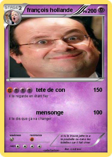 Pokemon françois hollande
