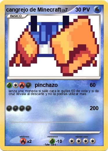 Pokemon cangrejo de Minecraft