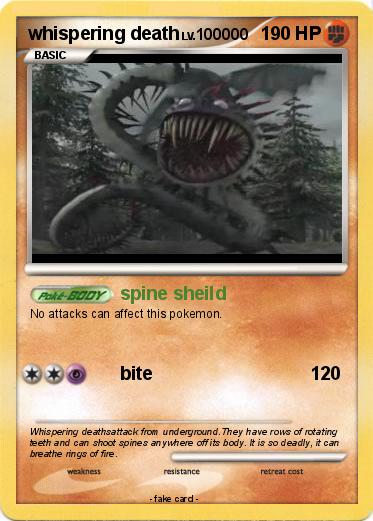 Pokemon whispering death