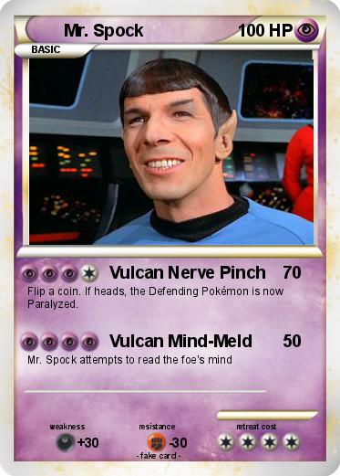 Pokemon Mr. Spock