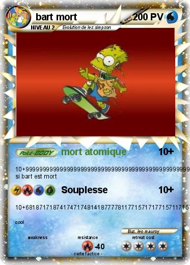 Pokemon bart mort