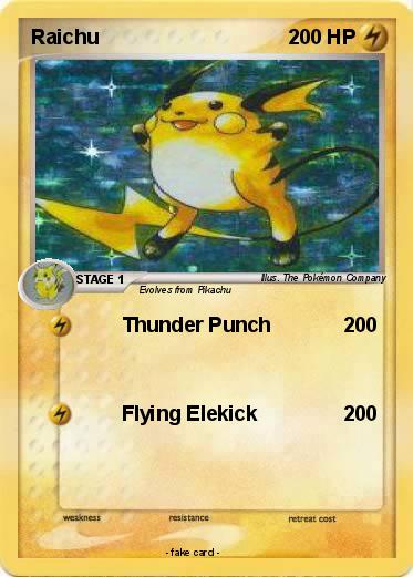Pokemon Raichu