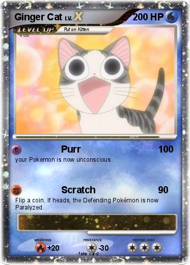 Pokemon Ginger Cat