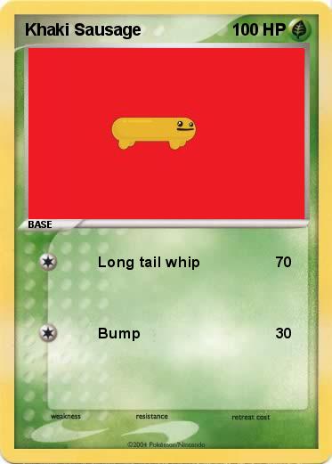 Pokemon Khaki Sausage