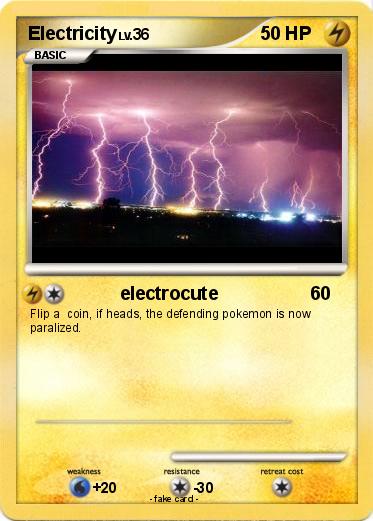 Pokemon Electricity
