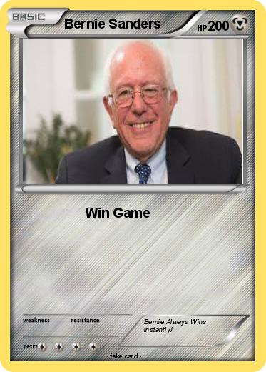 Pokemon Bernie Sanders