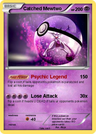 Pokemon Catched Mewtwo