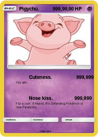 Pokemon Pigychu.          999,99,