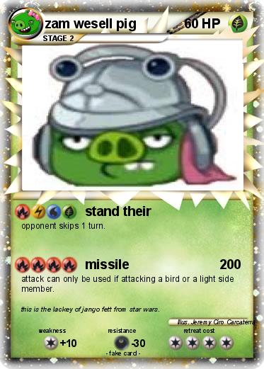 Pokemon zam wesell pig