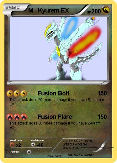 Pokemon M   Kyurem EX