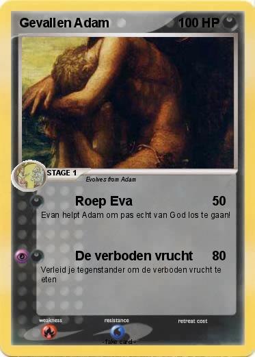 Pokemon Gevallen Adam