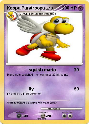 Pokemon Koopa Paratroopa