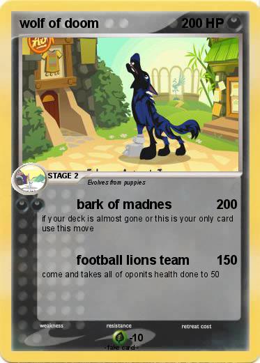 Pokemon wolf of doom