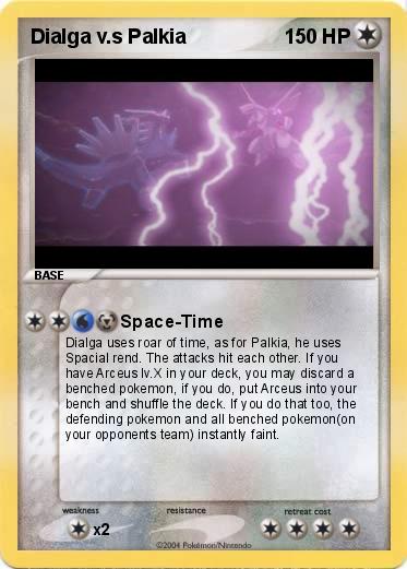 Pokemon Dialga v.s Palkia