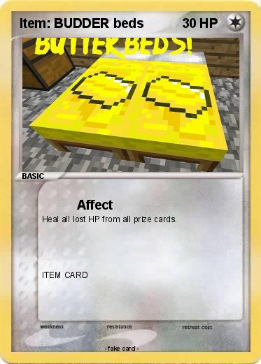 Pokemon Item: BUDDER beds