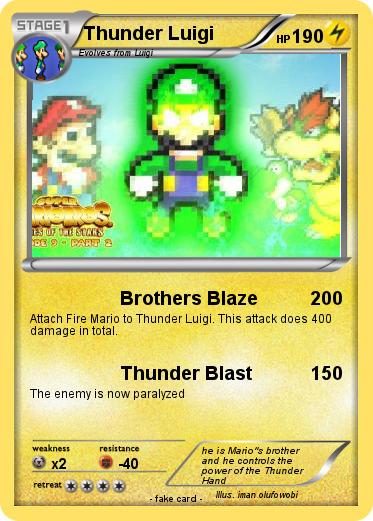 Pokemon Thunder Luigi
