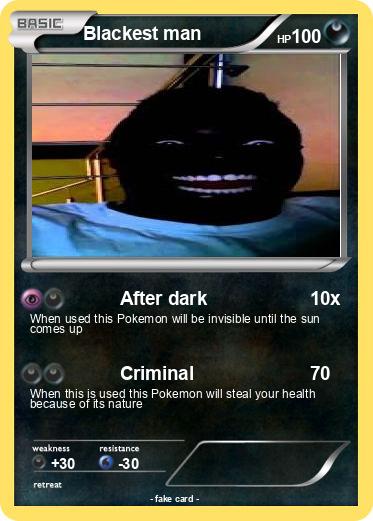 Pokemon Blackest man