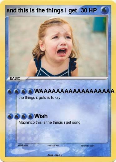 Pokemon and this is the things i get