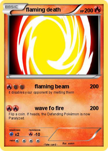 Pokemon flaming death