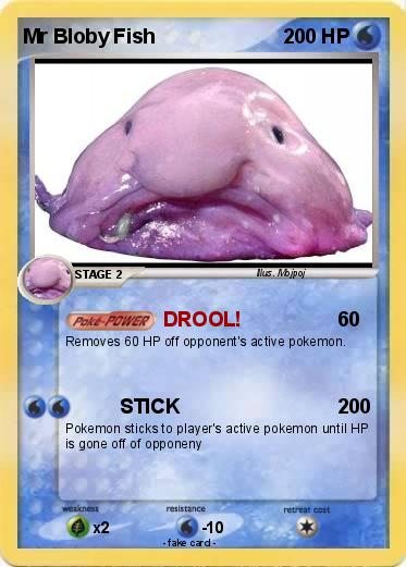 Pokemon Mr Bloby Fish