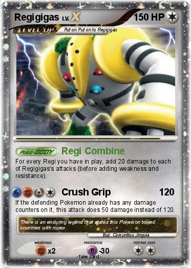 Pokemon Regigigas