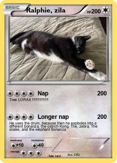 Pokemon Ralphie, zila