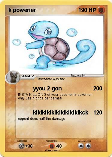 Pokemon k powerier