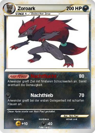 Pokemon Zoroark