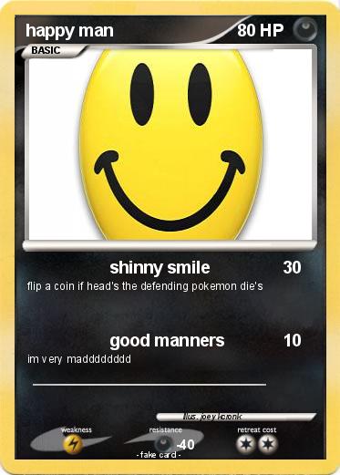 Pokemon happy man