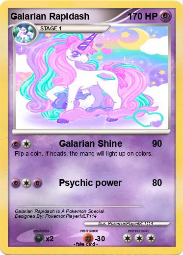 Pokemon Galarian Rapidash