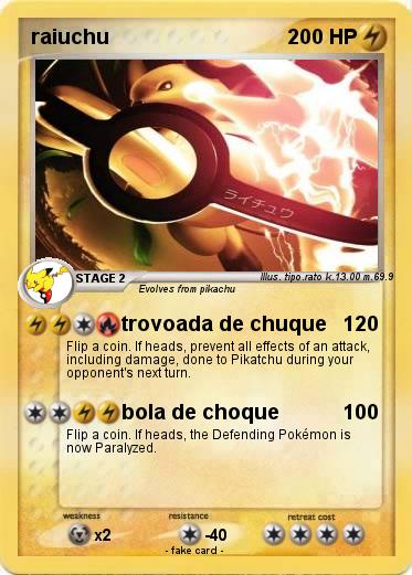 Pokemon raiuchu