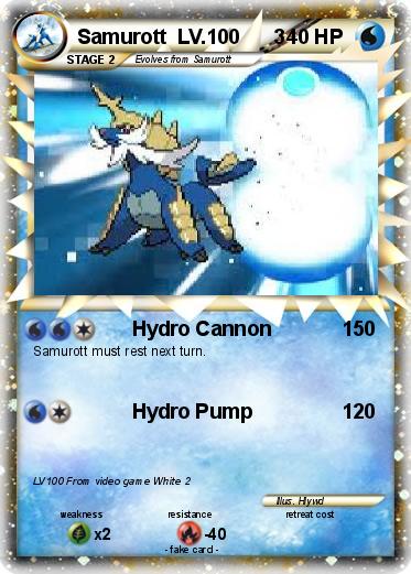 Pokemon Samurott  LV.100      3