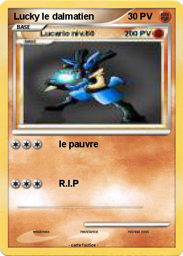 Pokemon Lucky le dalmatien