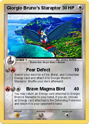 Pokemon Giorgio Bruno's Staraptor