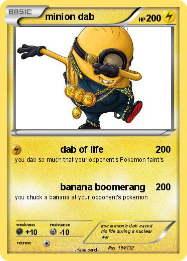 Pokemon minion dab