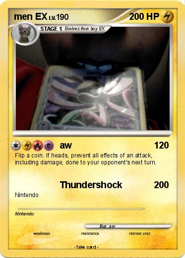 Pokemon men EX