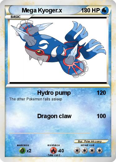 Pokemon Mega Kyoger.x
