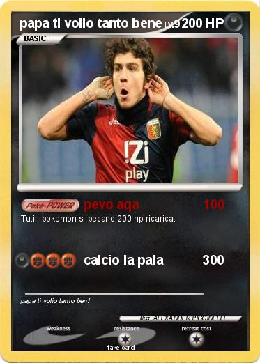 Pokemon papa ti volio tanto bene