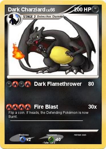 Pokemon Dark Charziard