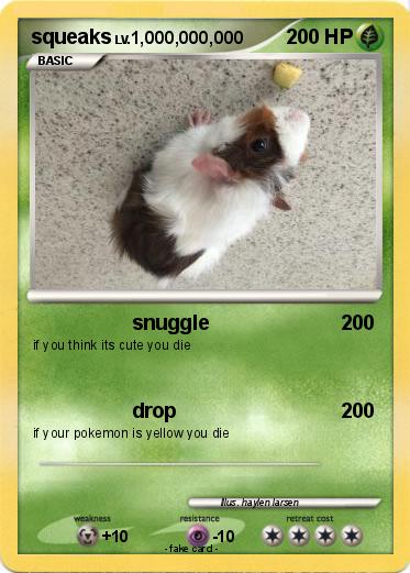Pokemon squeaks