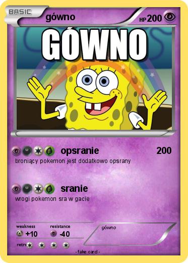 Pokemon gówno