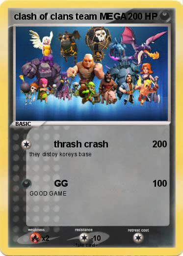 Pokemon clash of clans team MEGA