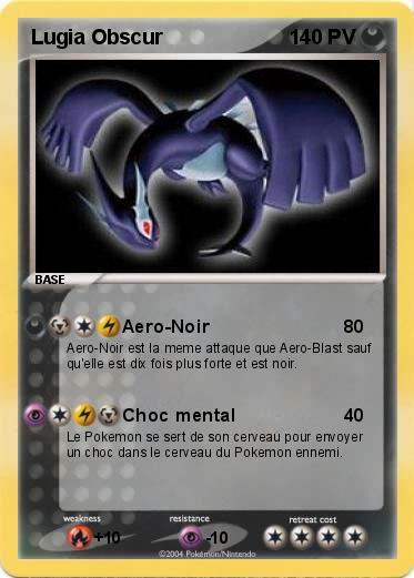Pokemon Lugia Obscur