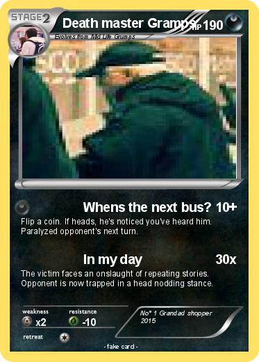 Pokemon Death master Gramps