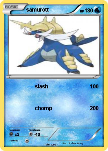 Pokemon samurott