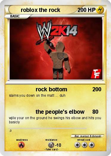 Pokemon roblox the rock