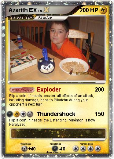 Pokemon Azarith EX