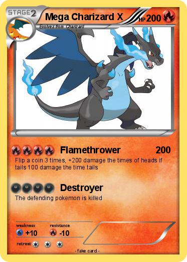 Pokemon Mega Charizard X